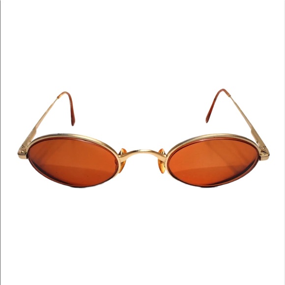 Giorgio Armani Accessories - Vintage Women's Giorgio Armani 'Dapson' Gold Oval Eyeglasses Frame #49 23